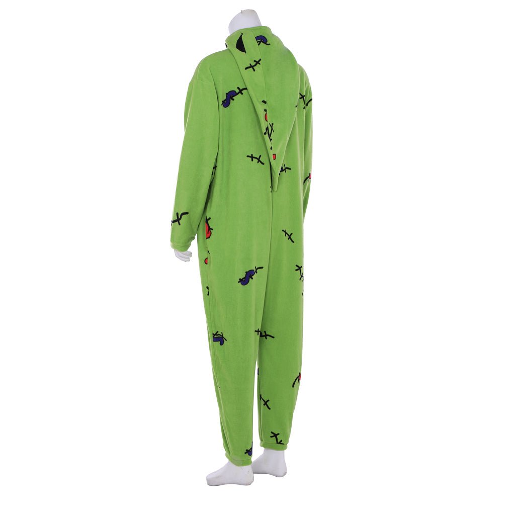 "Nightmare Before Christmas Oogie Boogie Cosplay Costume Kigurumi Union Suit - Soft & Cozy for Halloween, Conventions, and Events!" - Coscosmos