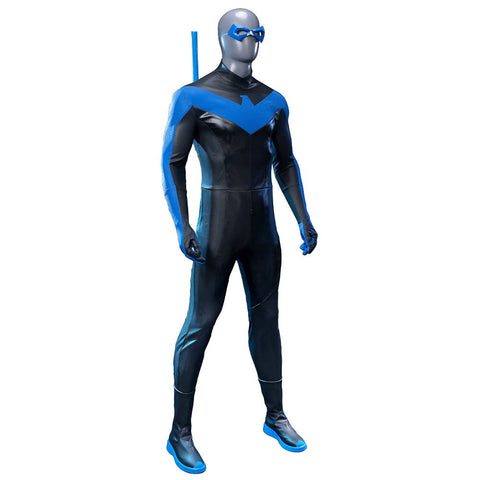 Nightwing Deluxe Full Suit Costume - Premium DC Comics Superhero Cosplay Outfit - Coscosmos