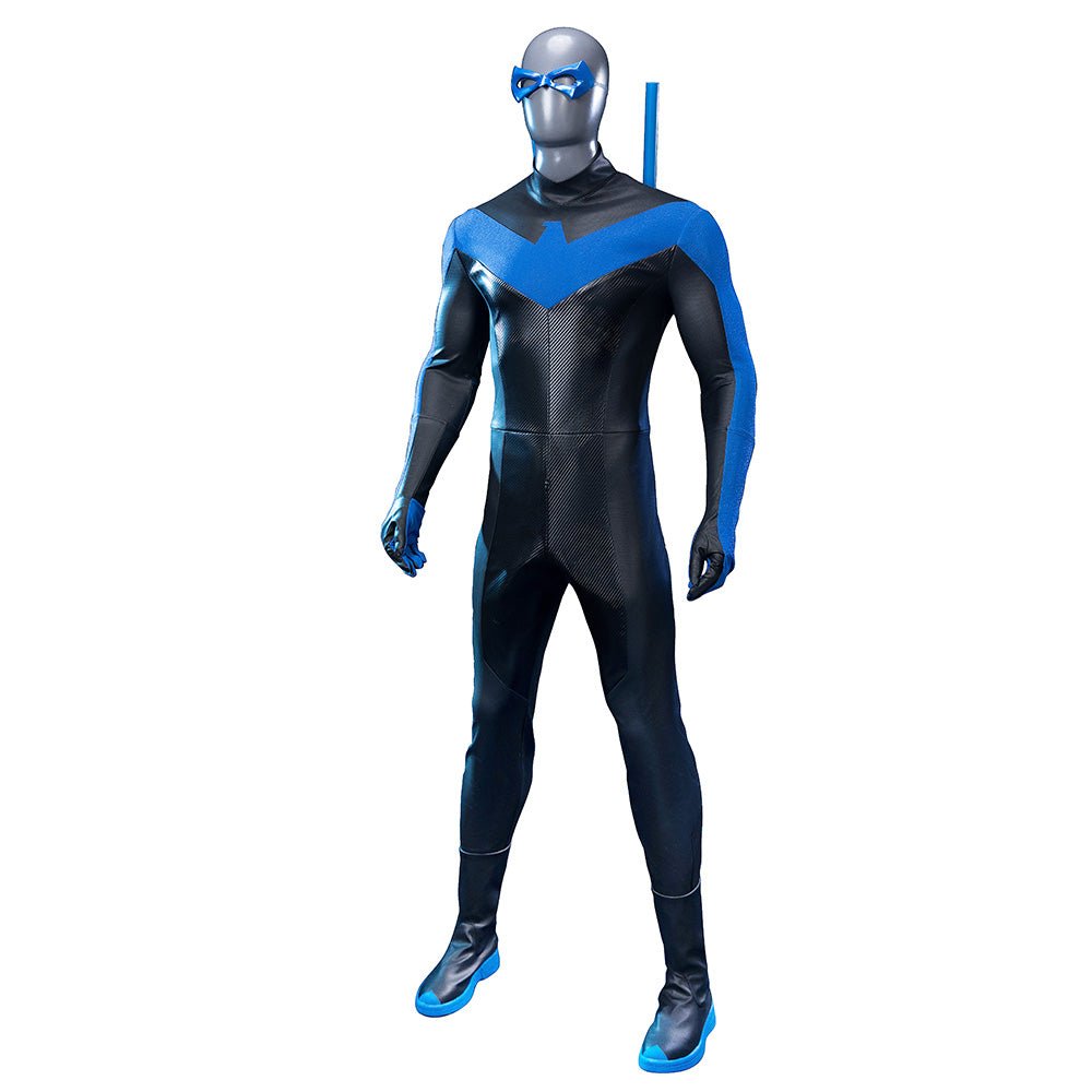 Nightwing Deluxe Full Suit Costume - Premium DC Comics Superhero Cosplay Outfit - Coscosmos
