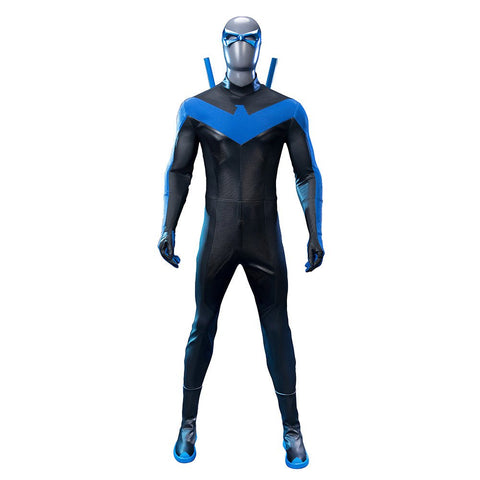 Nightwing Deluxe Full Suit Costume - Premium DC Comics Superhero Cosplay Outfit - Coscosmos