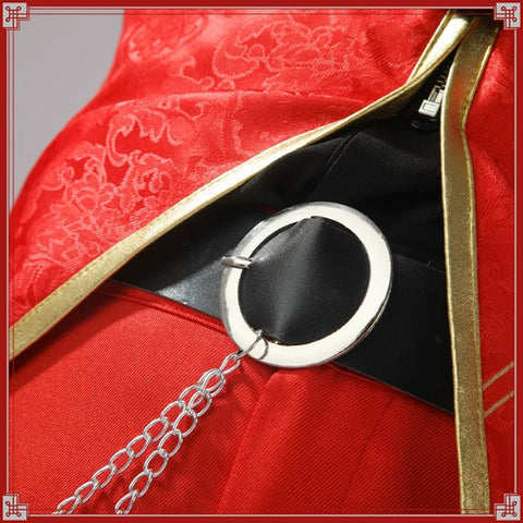 NIJISANji Minato Fuwa Four Gods Theme New Outfit Cosplay Costume - Coscosmos