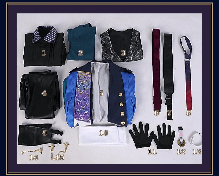 Nijisanji VOLTACTION Shiki Seirai Cosplay Costume - Coscosmos