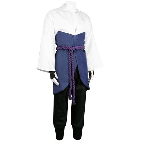 Ninja Cosplay Costume Naruto Sasuke Uchiha Full Set Role Play Costume - Coscosmos