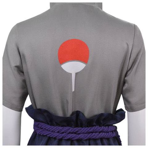 Ninja Cosplay Costume Naruto Sasuke Uchiha Full Set Role Play Costume - Coscosmos