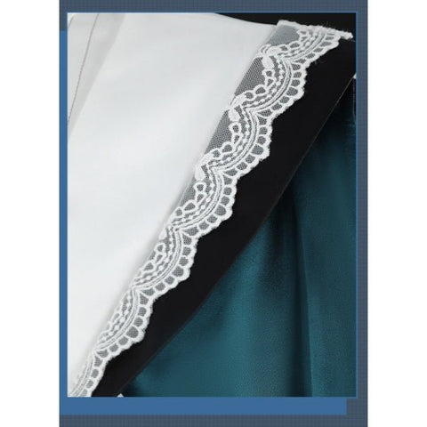 NU: Carnival Blanc - Silver Spell Nun Cosplay Costume Full Set - Coscosmos