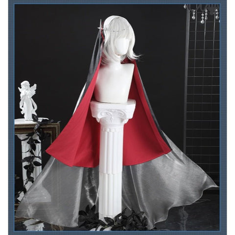 NU: Carnival Blanc - Silver Spell Nun Cosplay Costume Full Set - Coscosmos