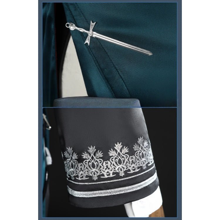 NU: Carnival Blanc - Silver Spell Nun Cosplay Costume Full Set - Coscosmos