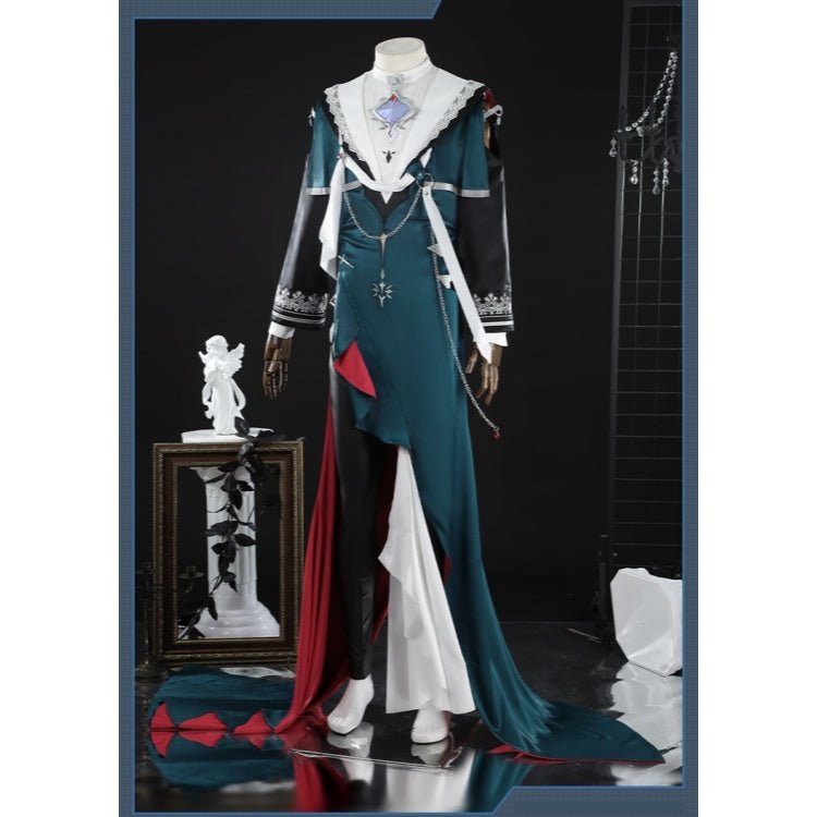 NU: Carnival Blanc - Silver Spell Nun Cosplay Costume Full Set - Coscosmos