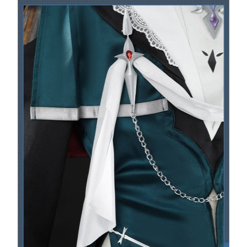 NU: Carnival Blanc - Silver Spell Nun Cosplay Costume Full Set - Coscosmos
