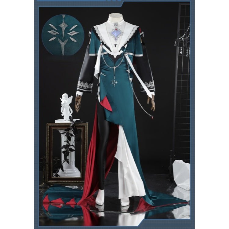 NU: Carnival Blanc - Silver Spell Nun Cosplay Costume Full Set - Coscosmos