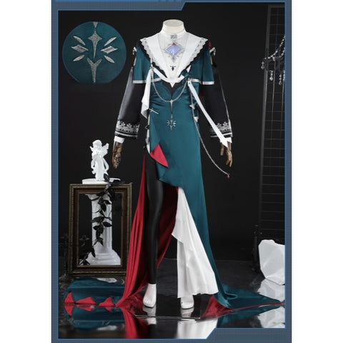 NU: Carnival Blanc - Silver Spell Nun Cosplay Costume Full Set - Coscosmos
