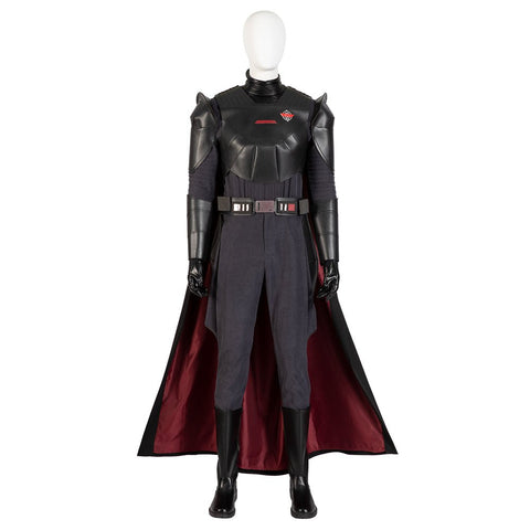 Obi Wan Kenobi Grand Inquisitor Cosplay Costume Star Wars Black Cloak Suit - Coscosmos