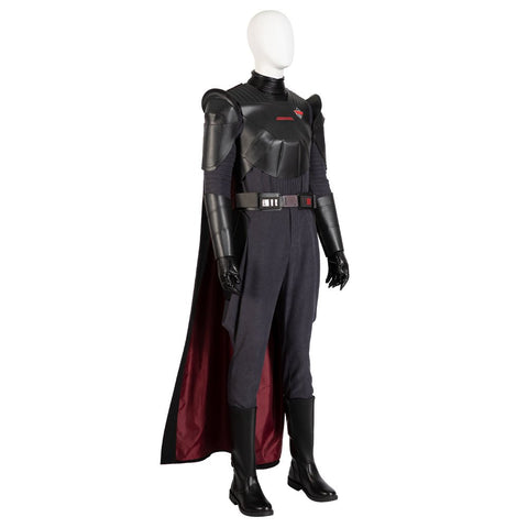 Obi Wan Kenobi Grand Inquisitor Cosplay Costume Star Wars Black Cloak Suit - Coscosmos