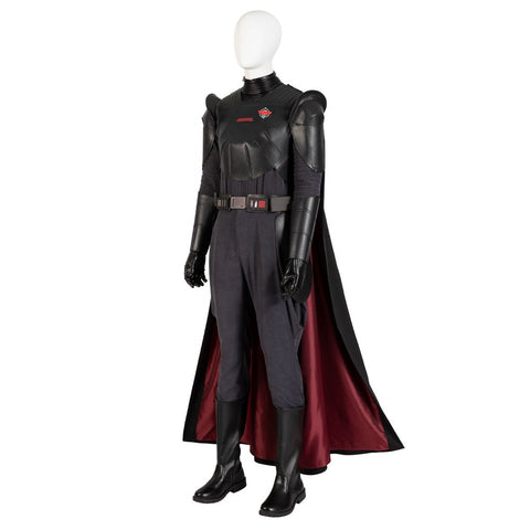 Obi Wan Kenobi Grand Inquisitor Cosplay Costume Star Wars Black Cloak Suit - Coscosmos