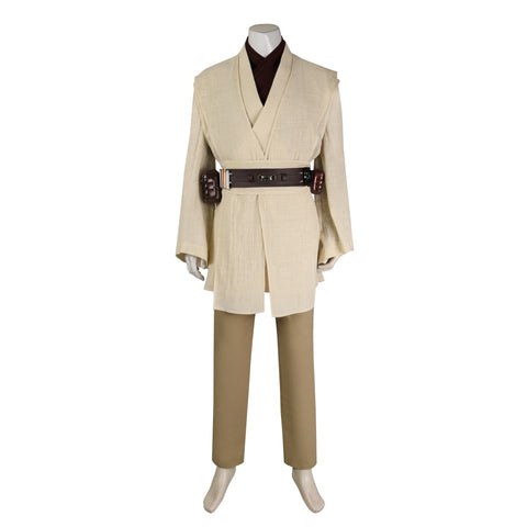 Obi - Wan Kenobi Revenge of the Sith Costume, Star Wars Episode III Jedi Robe Cosplay Full Set - Coscosmos