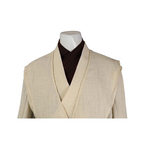 Obi - Wan Kenobi Revenge of the Sith Costume, Star Wars Episode III Jedi Robe Cosplay Full Set - Coscosmos