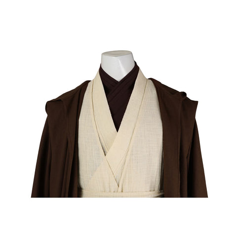 Obi - Wan Kenobi Revenge of the Sith Costume, Star Wars Episode III Jedi Robe Cosplay Full Set - Coscosmos
