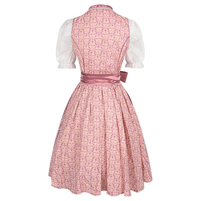 Oktoberfest Bavarian Maid Dress – Traditional German Beer Festival Costume for Women - Coscosmos