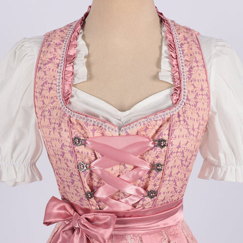 Oktoberfest Bavarian Maid Dress – Traditional German Beer Festival Costume for Women - Coscosmos