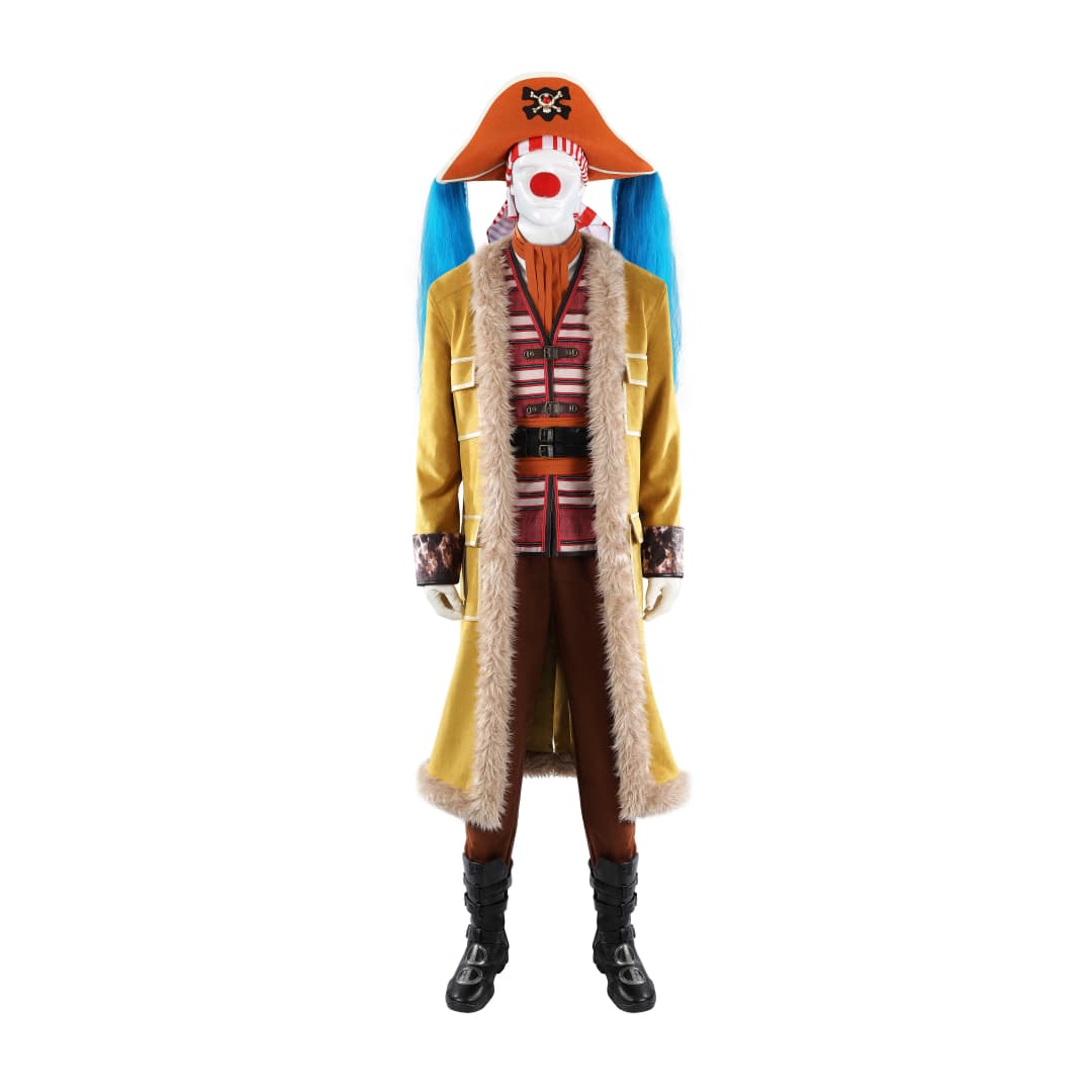 One Piece Buggy the Clown Cosplay Costume - Coscosmos