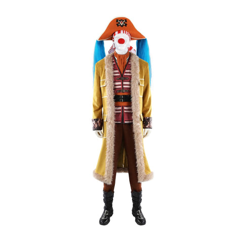 One Piece Buggy the Clown Cosplay Costume - Coscosmos