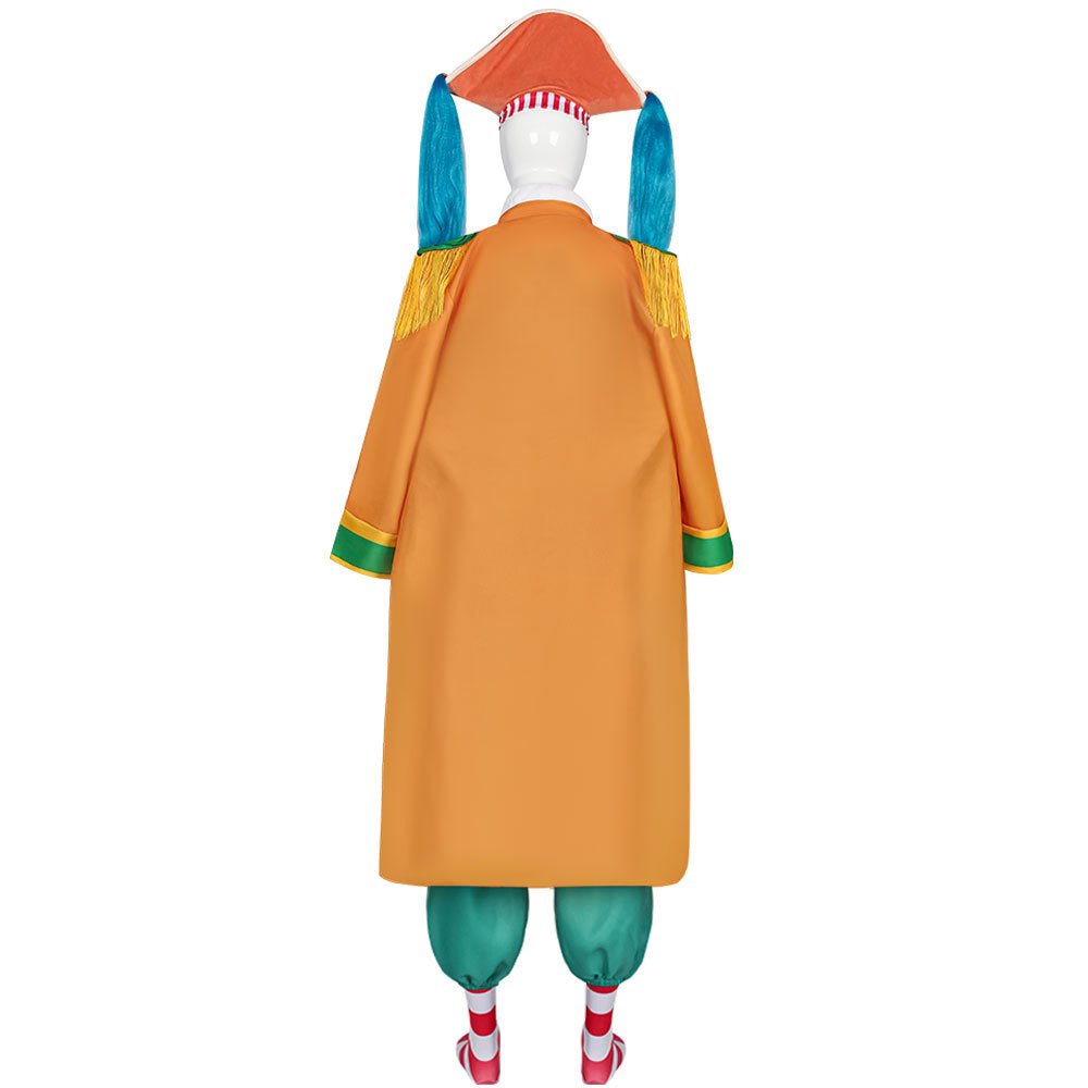 ONE PIECE Buggy the Clown Cosplay Costume Anime Halloween Role Play Outfit - Coscosmos