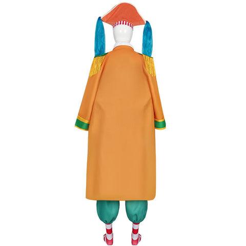 ONE PIECE Buggy the Clown Cosplay Costume Anime Halloween Role Play Outfit - Coscosmos
