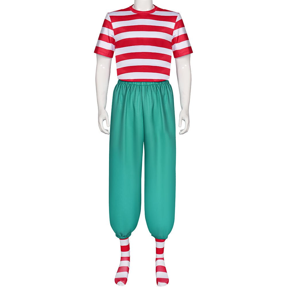 ONE PIECE Buggy the Clown Cosplay Costume Anime Halloween Role Play Outfit - Coscosmos