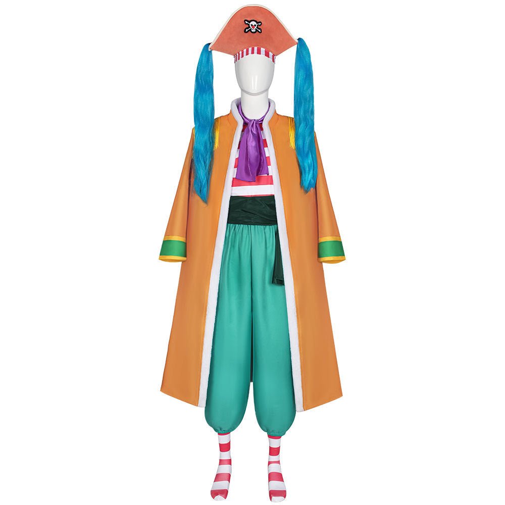 ONE PIECE Buggy the Clown Cosplay Costume Anime Halloween Role Play Outfit - Coscosmos