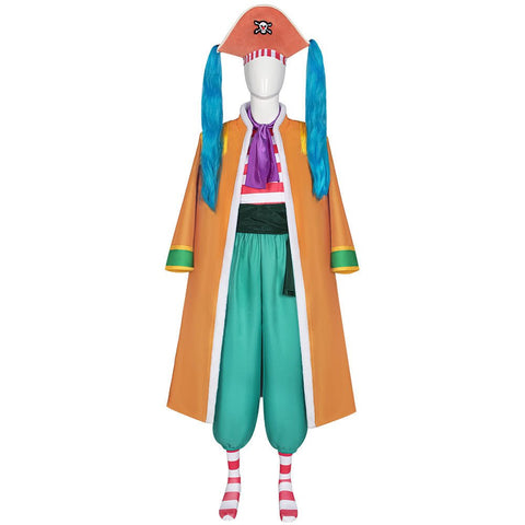 ONE PIECE Buggy the Clown Cosplay Costume Anime Halloween Role Play Outfit - Coscosmos