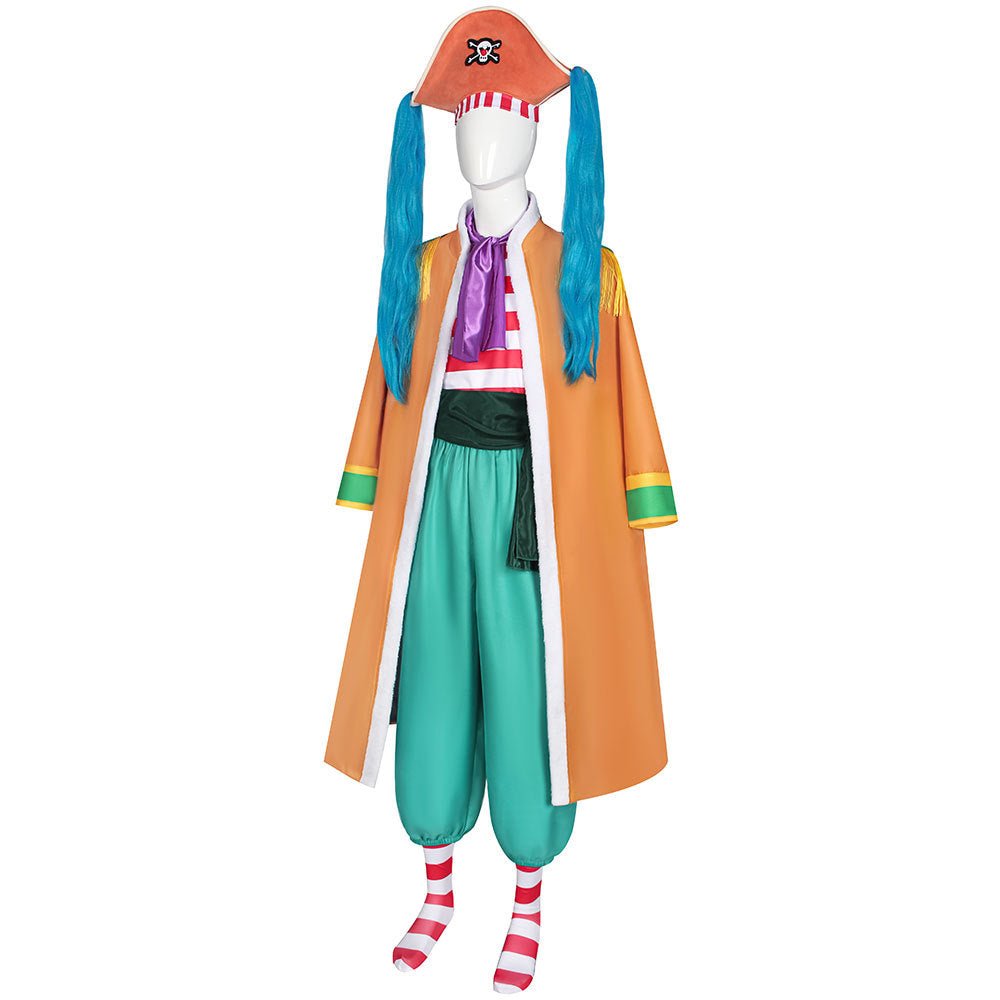 ONE PIECE Buggy the Clown Cosplay Costume Anime Halloween Role Play Outfit - Coscosmos