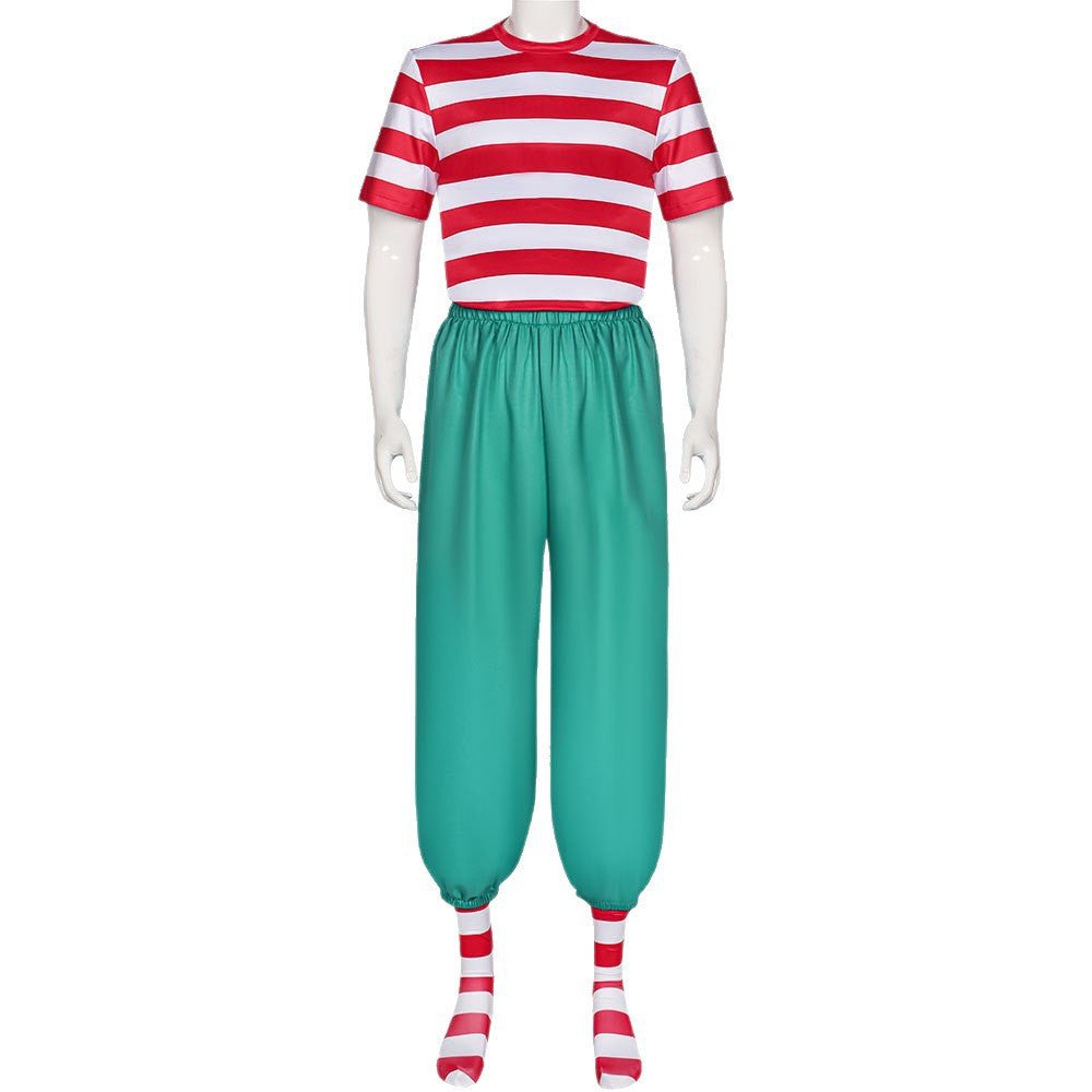 ONE PIECE Buggy the Clown Cosplay Costume Anime Halloween Role Play Outfit - Coscosmos