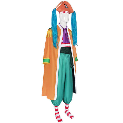 ONE PIECE Buggy the Clown Cosplay Costume Anime Halloween Role Play Outfit - Coscosmos