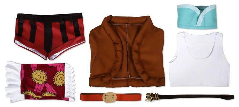 ONE PIECE FILM RED Jewelry Bonney Cosplay Costume Full Set for Anime Fans - Coscosmos