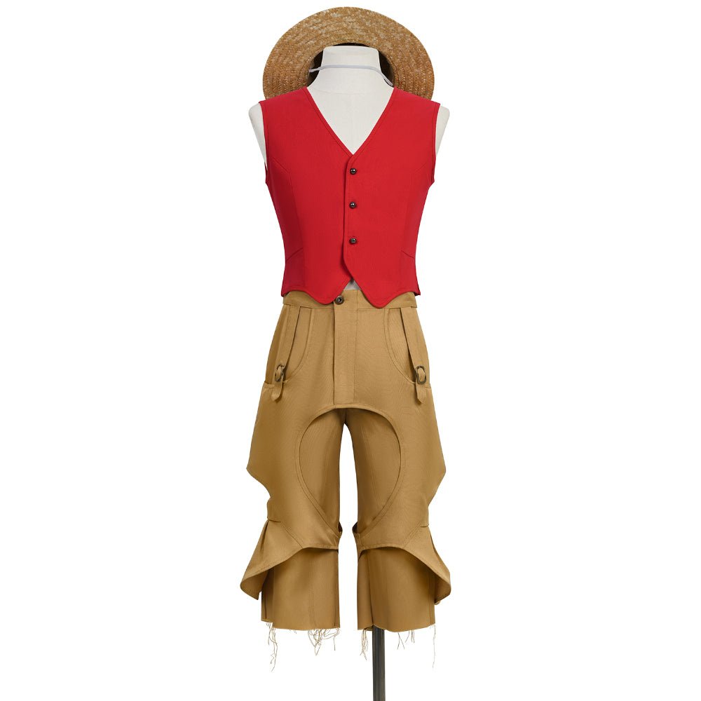 One Piece Live - Action Season 2 Monkey D. Luffy Cosplay Costume - Coscosmos