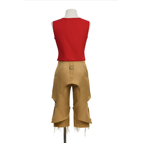 One Piece Live - Action Season 2 Monkey D. Luffy Cosplay Costume - Coscosmos