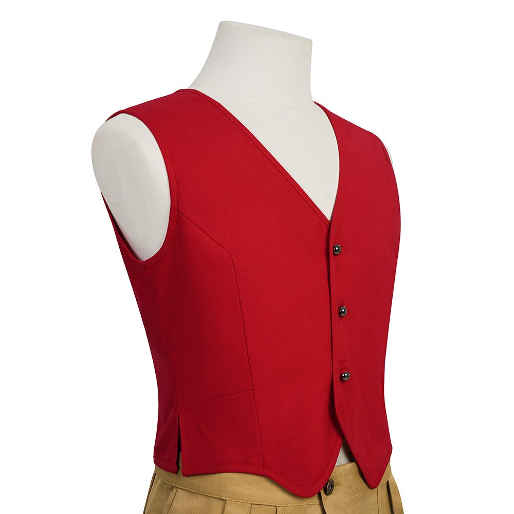 One Piece Live - Action Season 2 Monkey D. Luffy Cosplay Costume - Coscosmos