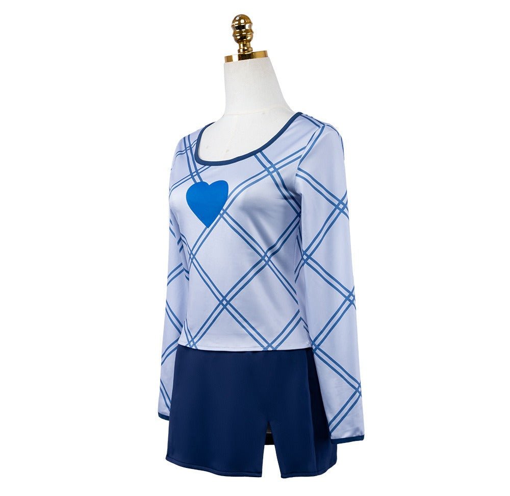 One Piece Live Action Season 2 Nami Blue Heart Cosplay Costume - Coscosmos
