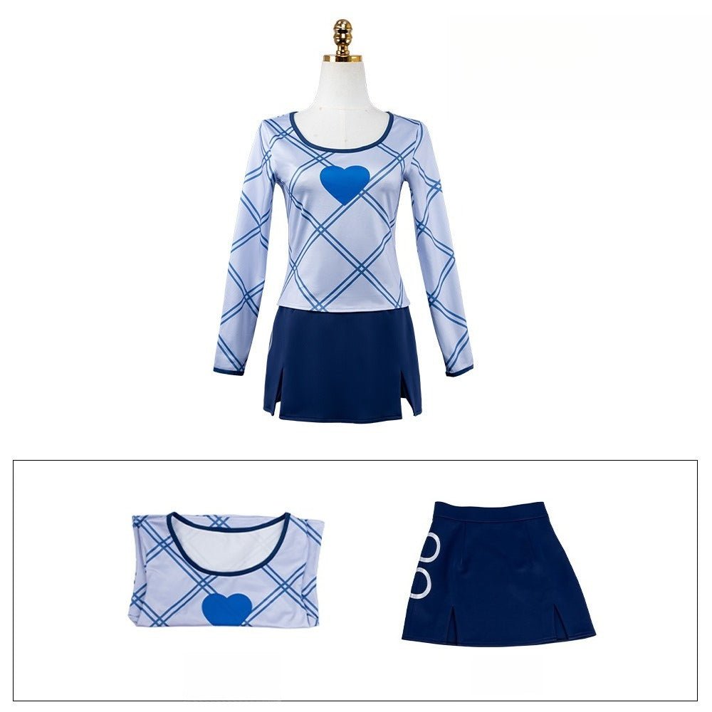 One Piece Live Action Season 2 Nami Blue Heart Cosplay Costume - Coscosmos