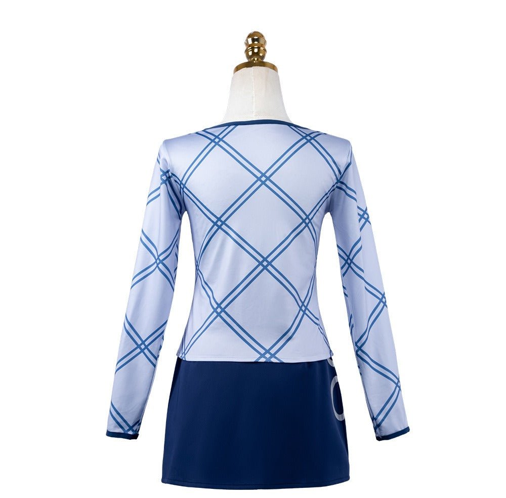 One Piece Live Action Season 2 Nami Blue Heart Cosplay Costume - Coscosmos