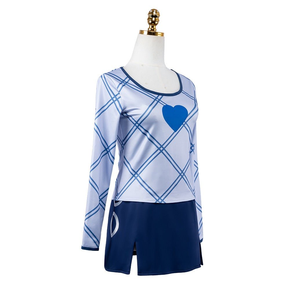 One Piece Live Action Season 2 Nami Blue Heart Cosplay Costume - Coscosmos