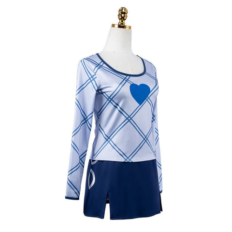 One Piece Live Action Season 2 Nami Blue Heart Cosplay Costume - Coscosmos