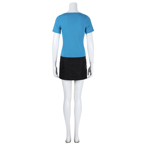 One Piece Live - Action Season 2 - Nami (Blue Short - Sleeve) Complete Costume Set - Coscosmos