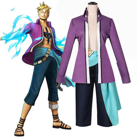 One Piece Marco Full Cosplay Costume for Halloween Anime Cosplay Events - Coscosmos