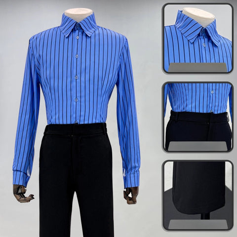 One Piece Sanji Suit Cosplay Costume - Elegant Black Blazer Set - Coscosmos