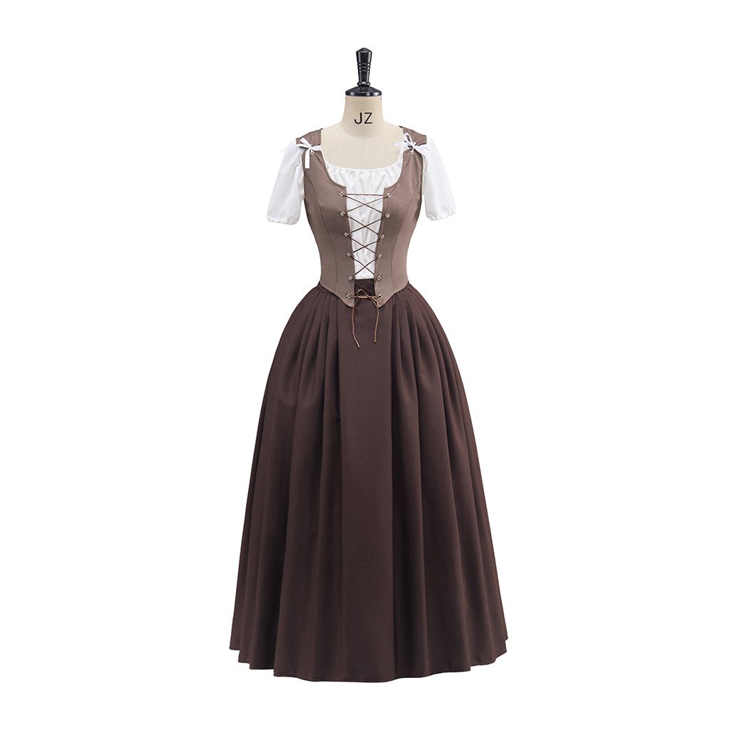 Outlander Brown Suit Skirt Cosplay Costume – Authentic & Detailed Replica - Coscosmos