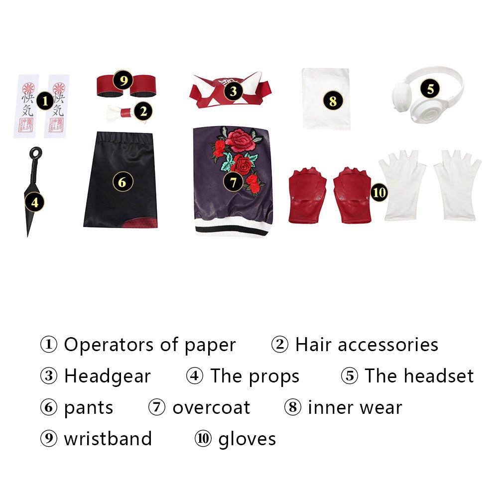 Overwatch 2 Kiriko Cosplay Costume Full Set - Coscosmos