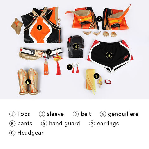 Overwatch Anran Cosplay Costume - Coscosmos