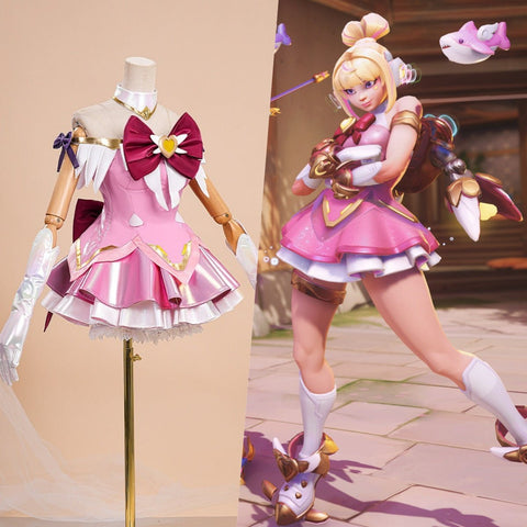 Overwatch Cosplay D.Va Magical Girl Full Costume Set - Anime Game Costume for Women - Coscosmos