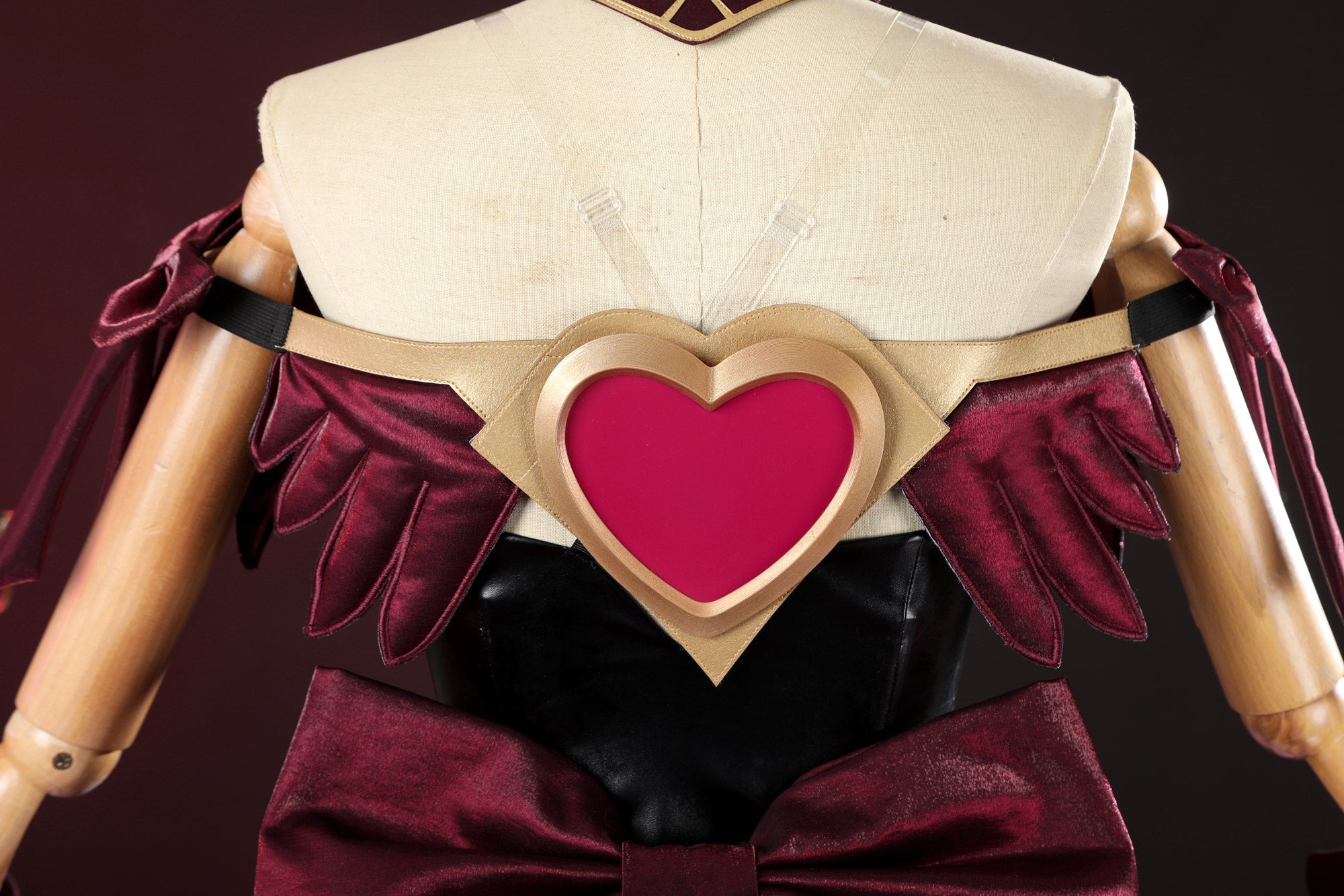 Overwatch D.Va Magical Girl Juno Red Black Cosplay Costume - Coscosmos